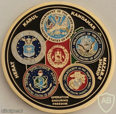 US - Military - Joint Field Office Afghanistan - Counterintelligence Challenge Coin img60730