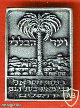 ועד הכללי כנסת ישראל הסיכה מייצגת תקופה מסוף המאה הי"ט ועד לפני קום המדינה מתוצרת קריצ'מר img61192