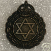 Royal Army Chaplains Department Jewish Chaplains Officers cap badge, WWII, King's crown img61853