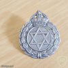 Royal Army Chaplains Department Jewish Chaplains Officers cap badge, WWII, King's crown img63892