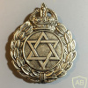 Royal Army Chaplains Department Jewish Chaplains Officers cap badge, WWII, King's crown img63893