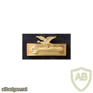 BOLIVIA ARMY SATINADOR CHEST BADGE img63966