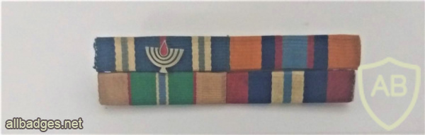 Signs of the Guard ( hamishmar ), War of Independence- 1948, Operation Sinai- 1956 and Yom Kippur War- 1967 with the decoration of the State Warriors img64027