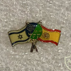 The israeli flag, the emblem of the jewish national fund and the spanish flag img68363