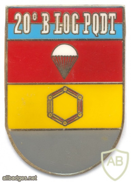 BRAZIL Army - Paratroopers Brigade, 20th Parachutist Logistics Battalion pocket badge img68461