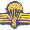 Swiss Air Force Parachutist Reconnaissance Qualification Wings, cloth img68637