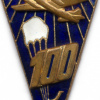 SOVIET UNION ( USSR ) Parachute Instructor badge, 100+10 jumps