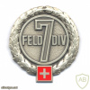SWITZERLAND - Army - 7th Field Division img70428