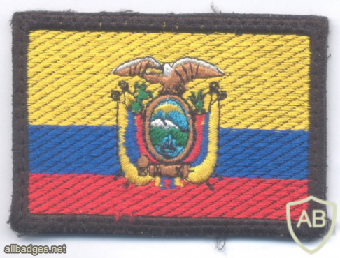 ECUADOR - Armed Forces of Ecuador National flag img70498