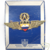 ECUADOR Air Force Master pilot qualification wings, US-made, on maker's card, 1970s