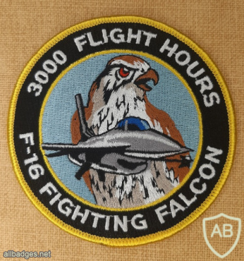 פאץ' גנרי מטוס F-16 3000 שעות טיסה img71111