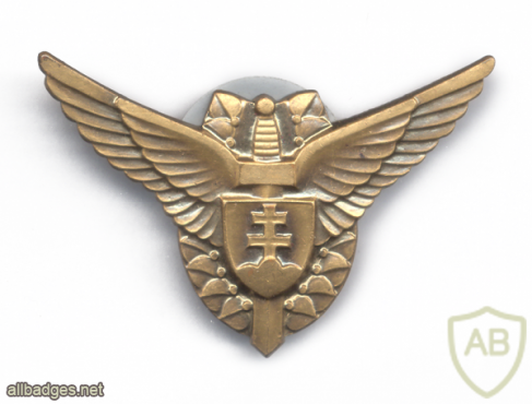 SLOVAKIA Air Force Pilot qualification wings badge, current img72143